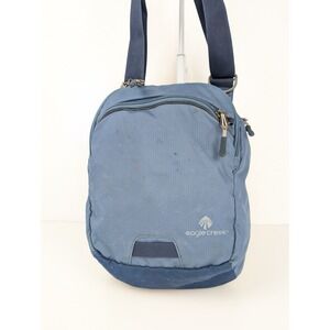 Eagle Creek Site Seeing Tablet Courier‎ Blue Lightweight Crossbody Bag Travel